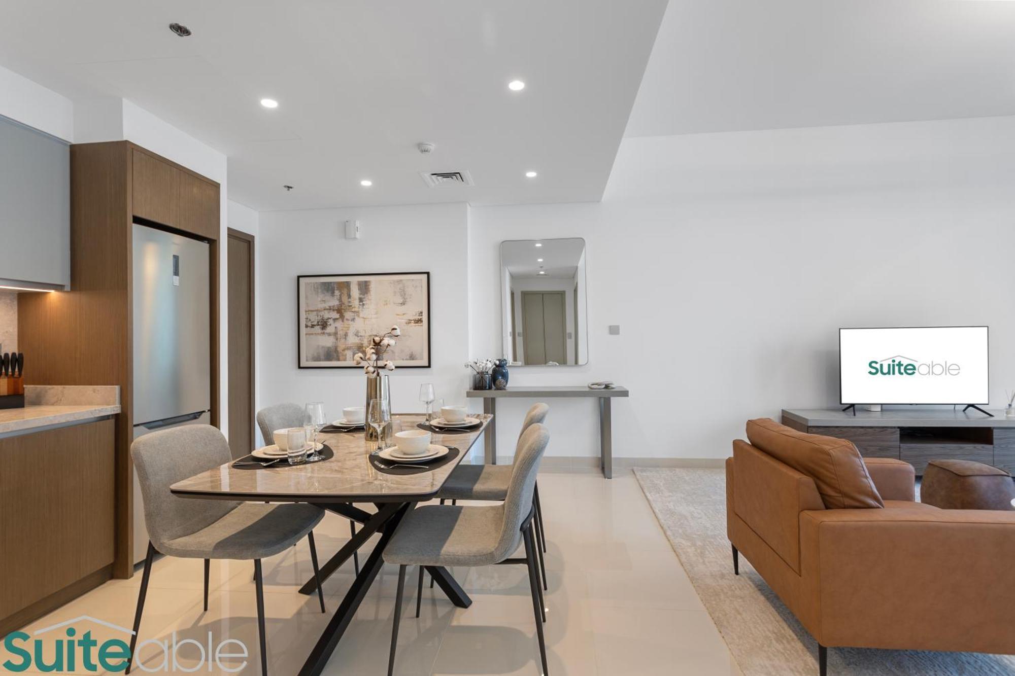 Apartment Serene Sea View Unit In Iconic Emaar Beachfront *